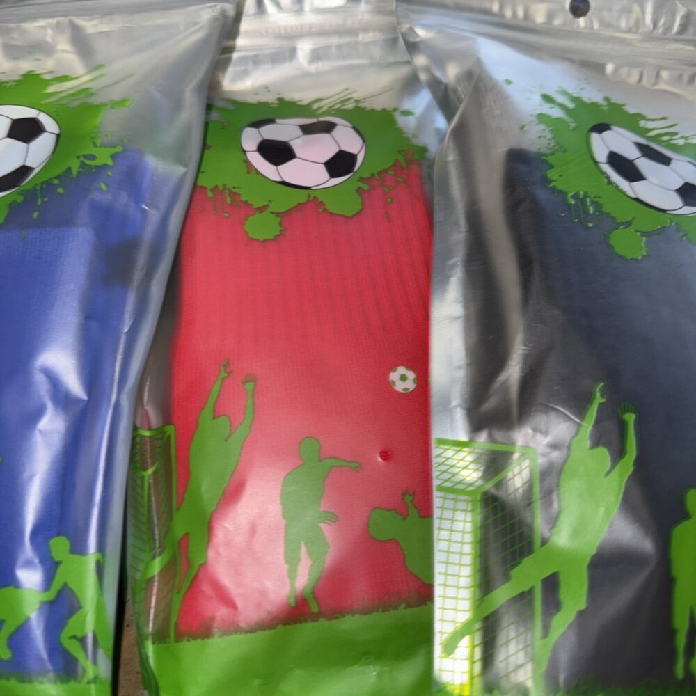 3 Medium Pairs Soccer Socks Unisex